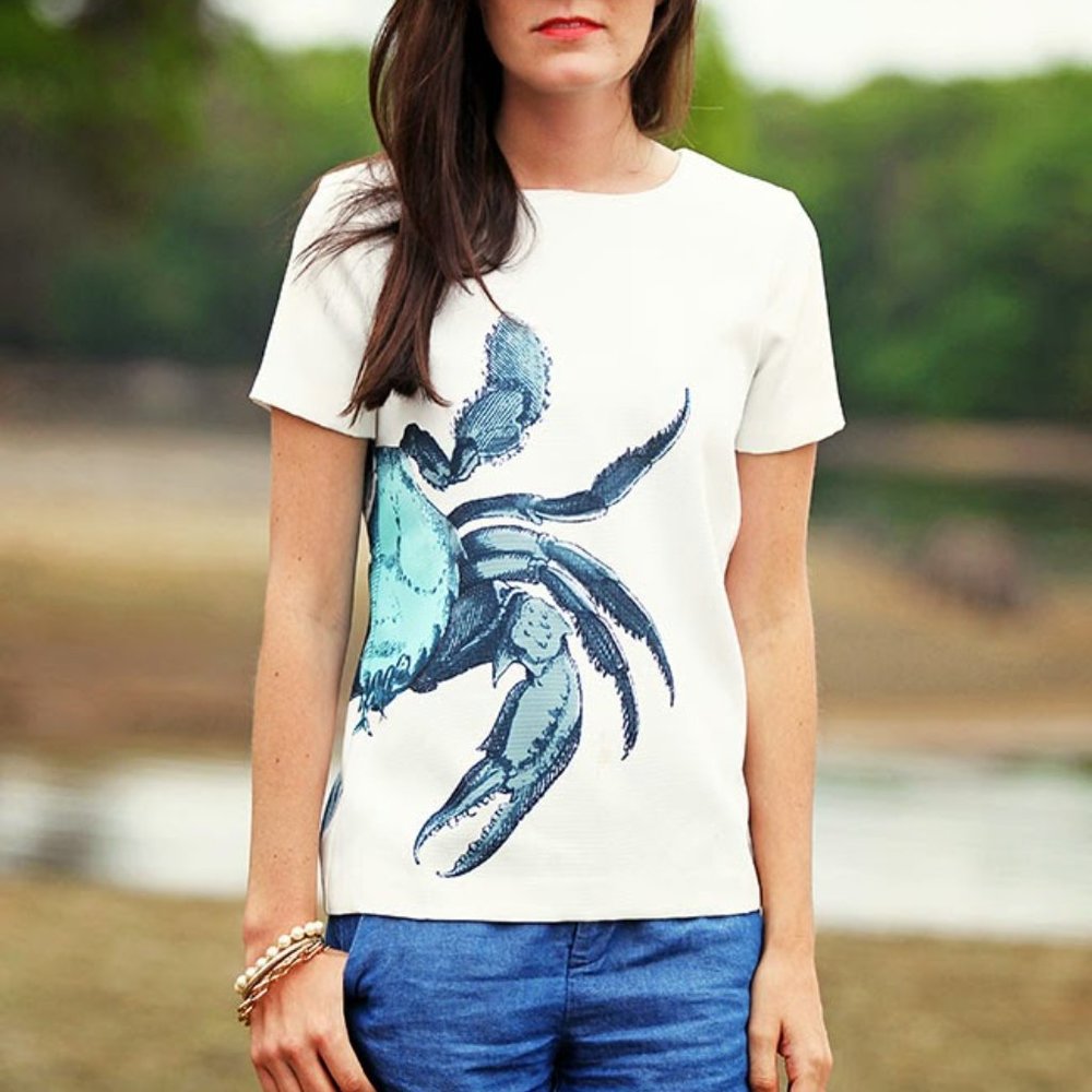 J.Crew JCrew Crab top blouse popover 2 0 XS
